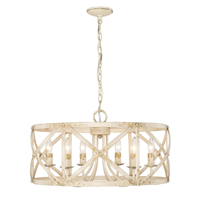 Alcott 6-Light Chandelier in Antique Ivory