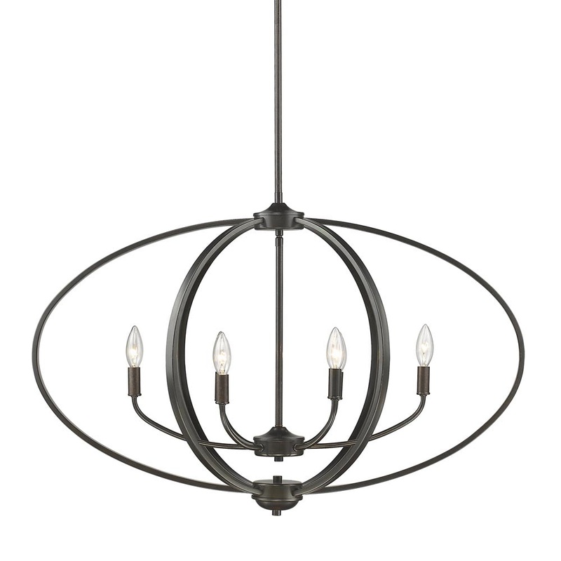 Colson Linear Pendant in Etruscan Bronze with No Shade
