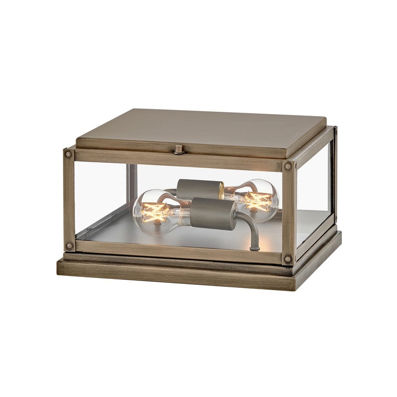 Max LED Pier Mount in Burnished Bronze