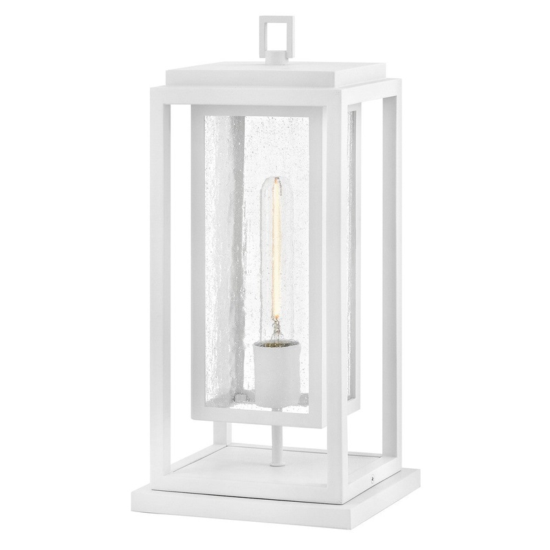 Republic LED Pier Mount in Textured White