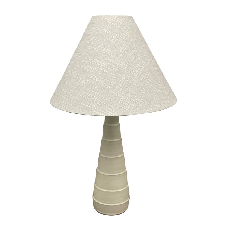Scatchard 1-Light Table Lamp in White Matte