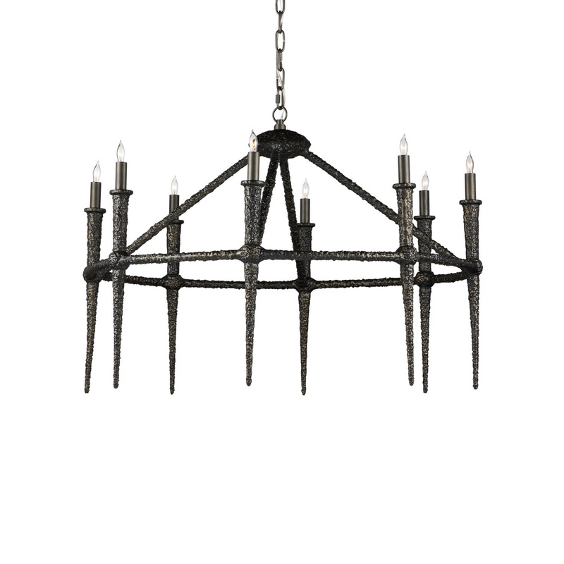 Blackthorn 8-Light Chandelier in Aged Bronze