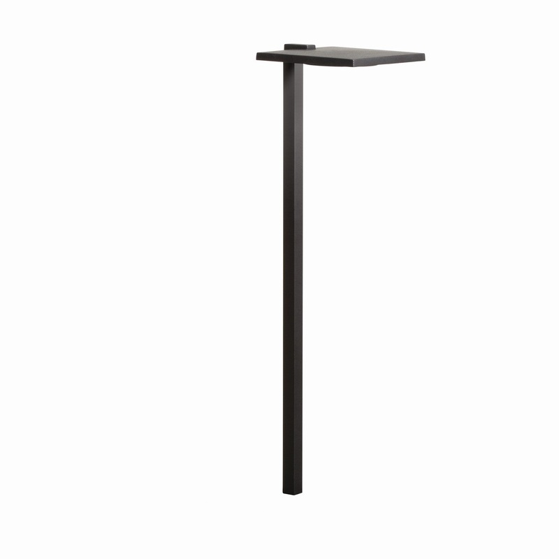 LED Path Light in Textured Black