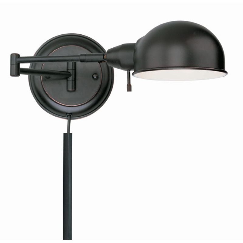 Rizzo SwingArm Wall Sconce in Aged Copper