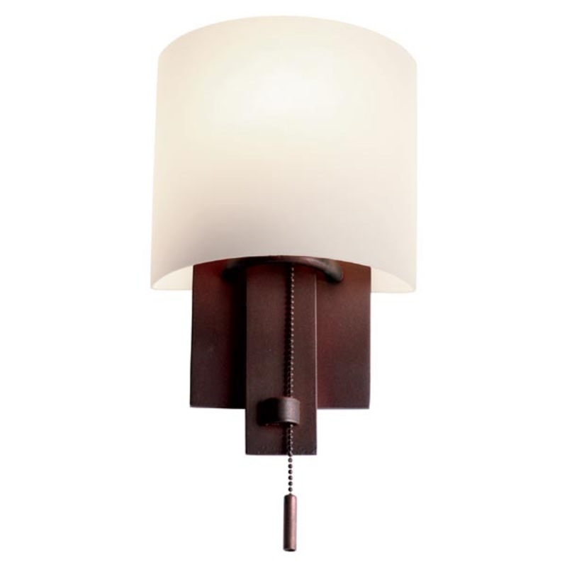 Transitional Espille 1-Light Wall Sconce in Bronze