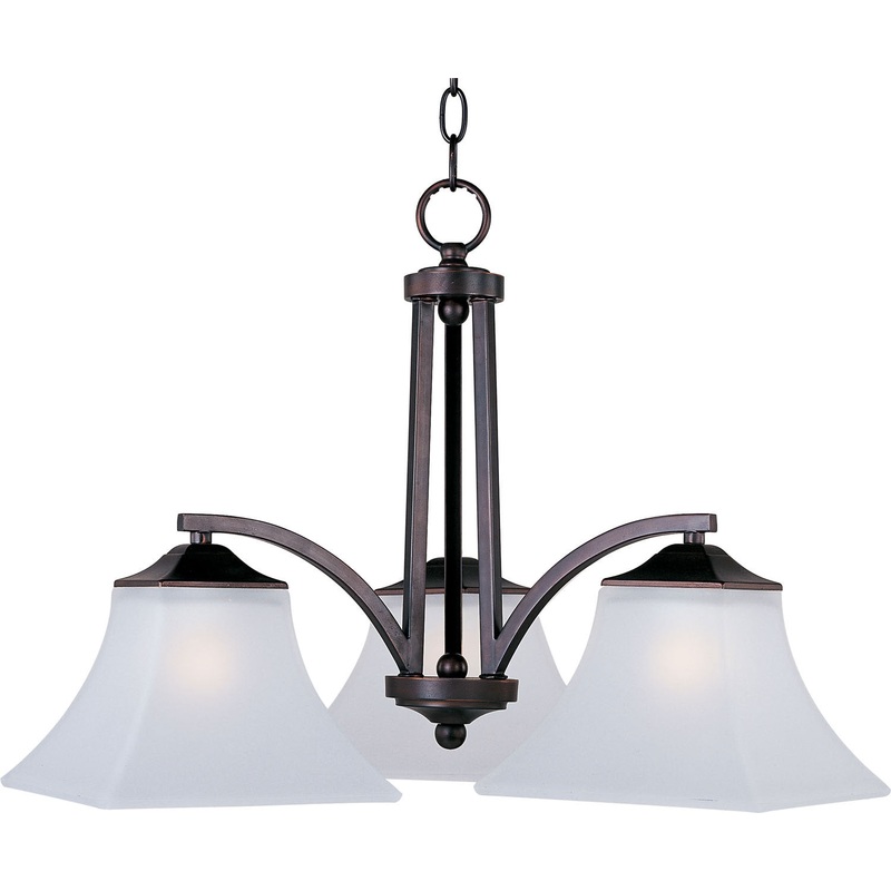 Aurora 3-Light Chandelier in Oil Rubbed Bronze