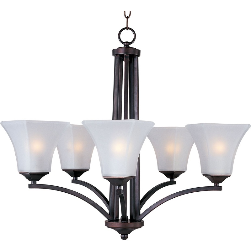 Aurora 5-Light Chandelier in Oil Rubbed Bronze