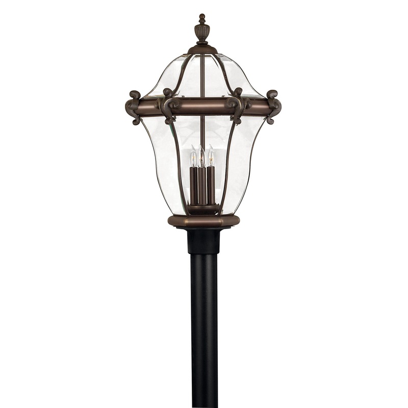 San Clemente Extra Large Post or Pier Mount Lantern