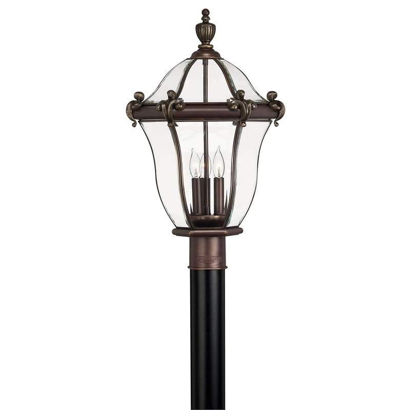 San Clemente Large Post or Pier Mount Lantern