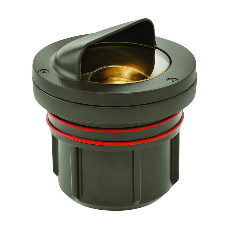 Shielded Well Light in Bronze