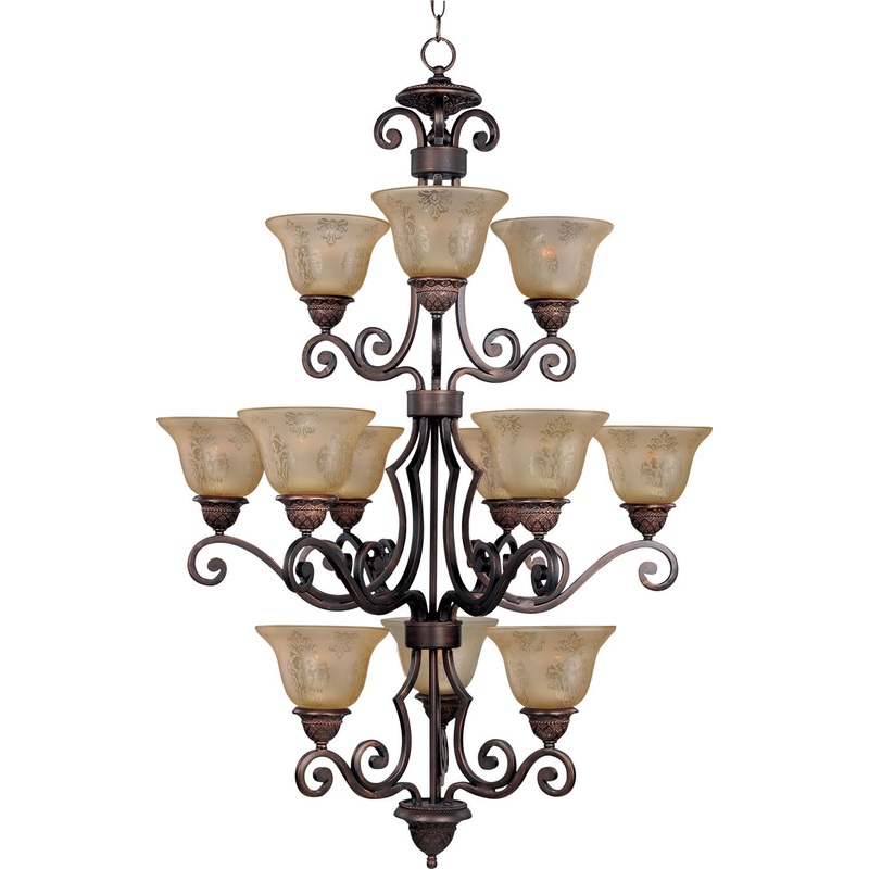 Symphony 12-Light Chandelier in Oil Rubbed Bronze