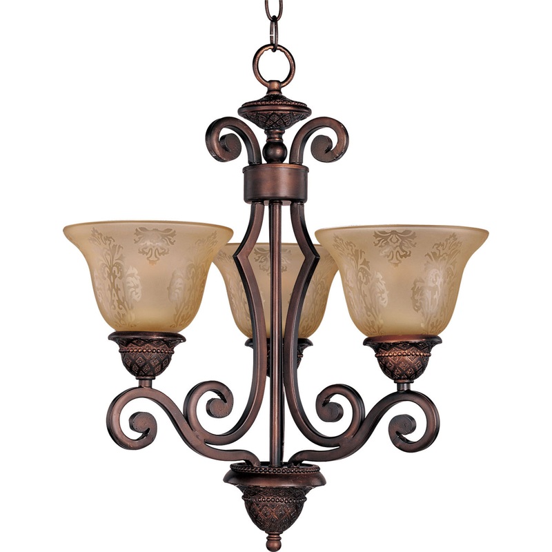 Symphony 3-Light Chandelier in Oil Rubbed Bronze
