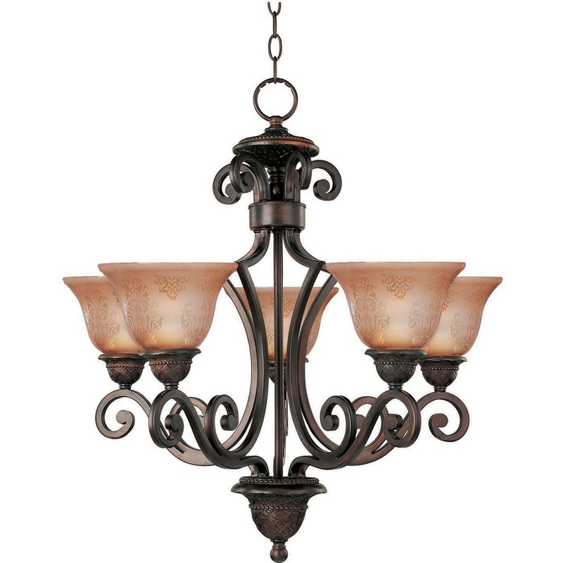 Symphony 5-Light Chandelier in Oil Rubbed Bronze