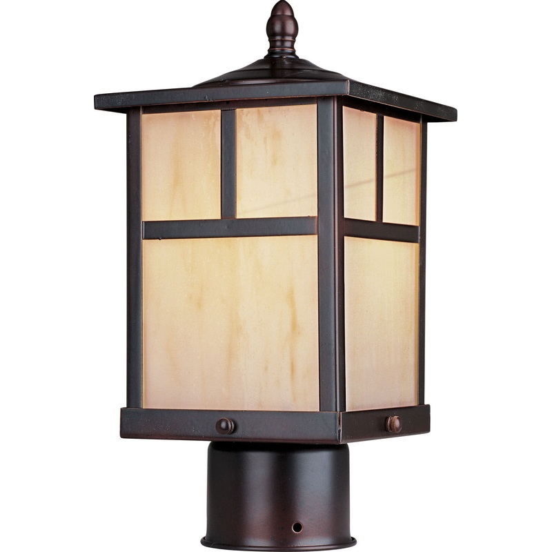 Coldwater 1-LT Outdoor Pole/Post Lantern in Burnished