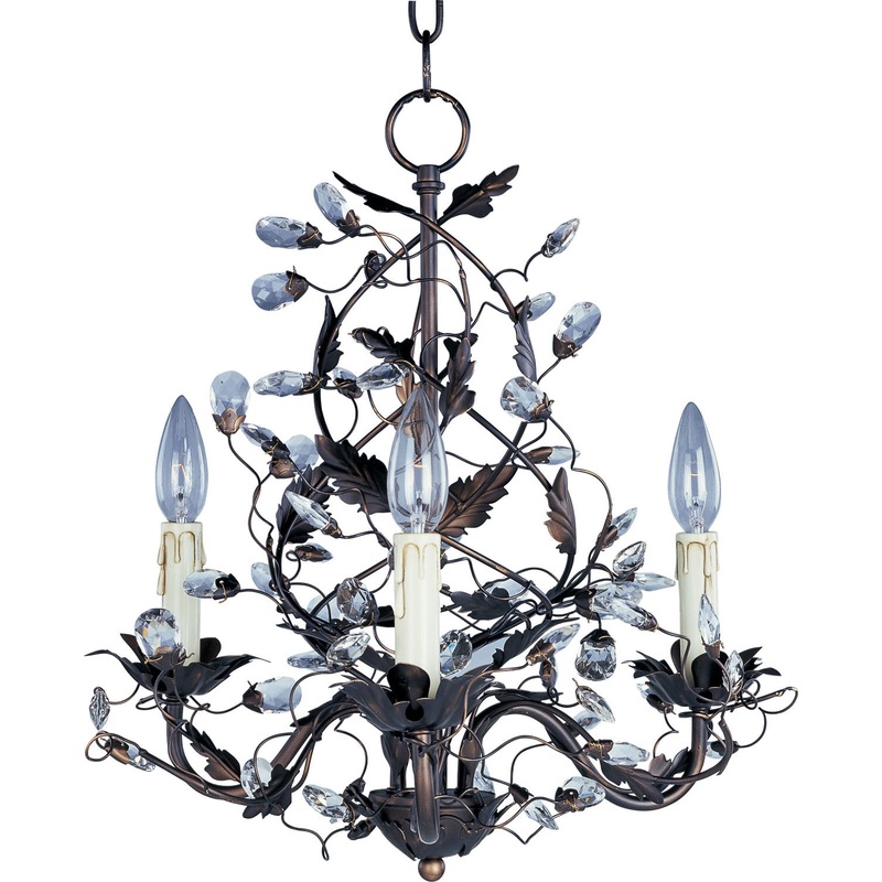 Elegante 3-Light Chandelier in Oil Rubbed Bronze