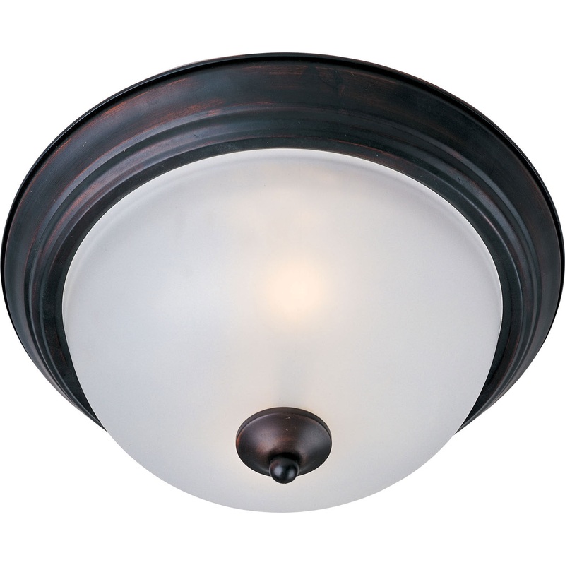 Essentials 1-Light Flush Mount in Oil Rubbed Bronze