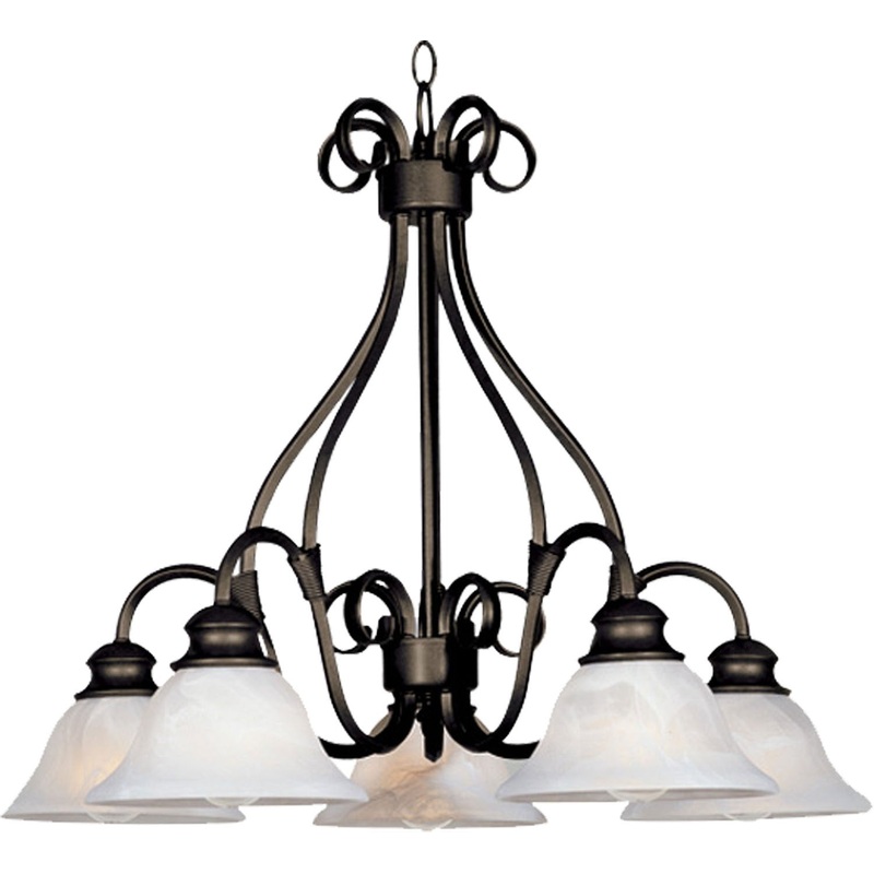 Pacific 5-Light Chandelier in Kentucky Bronze