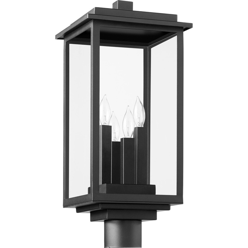 Westerly Post in Textured Black