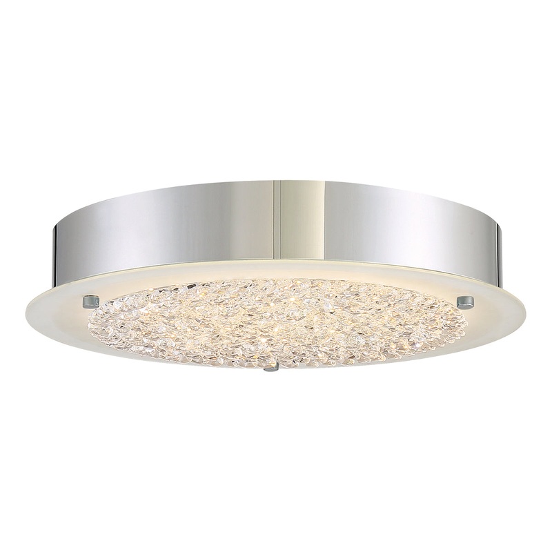 Blaze LED Flush Mount in Polished Chrome