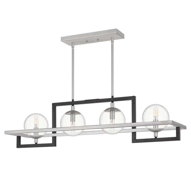 Kane 4-Light Island Light in Earth Black