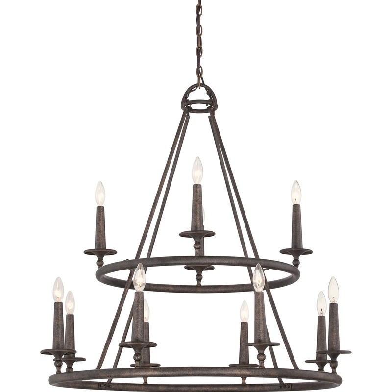 Voyager 12-Light Chandelier in Malaga