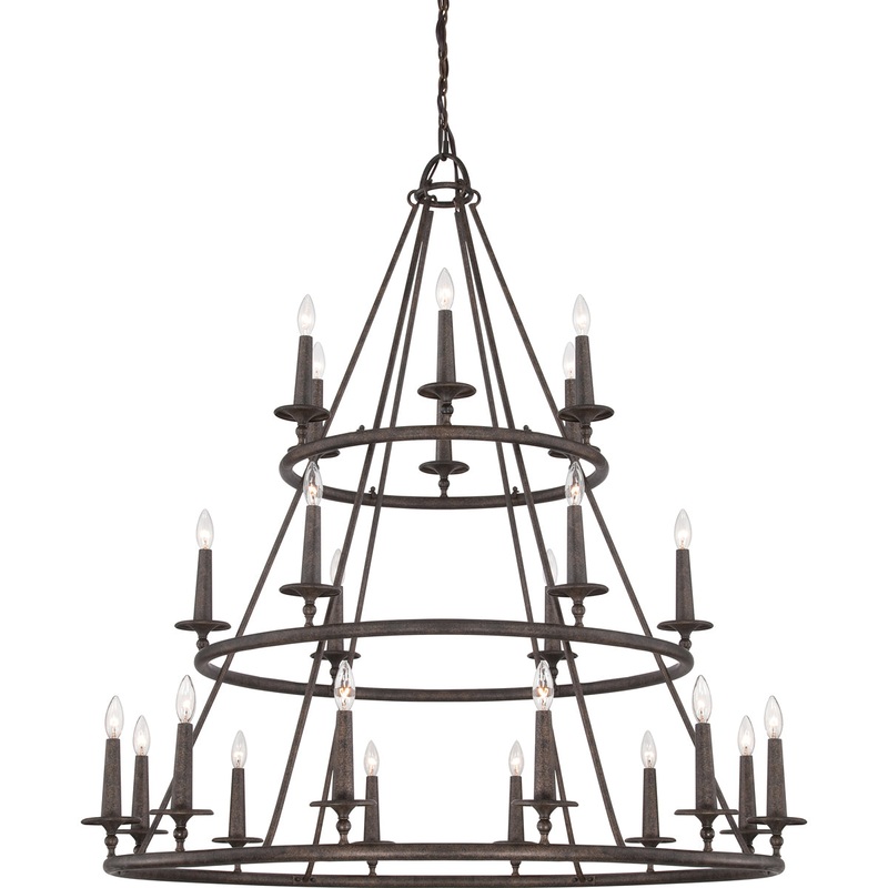 Voyager 24-Light Chandelier in Malaga