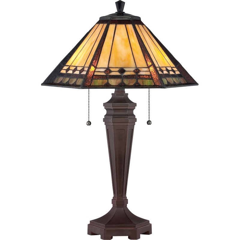 Arden 2-Light Table Lamp in Russet