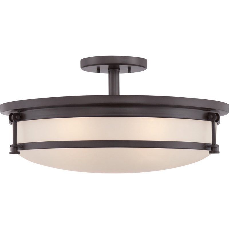 Sailor 5-Light Semi-Flush Mount in Western Bronze