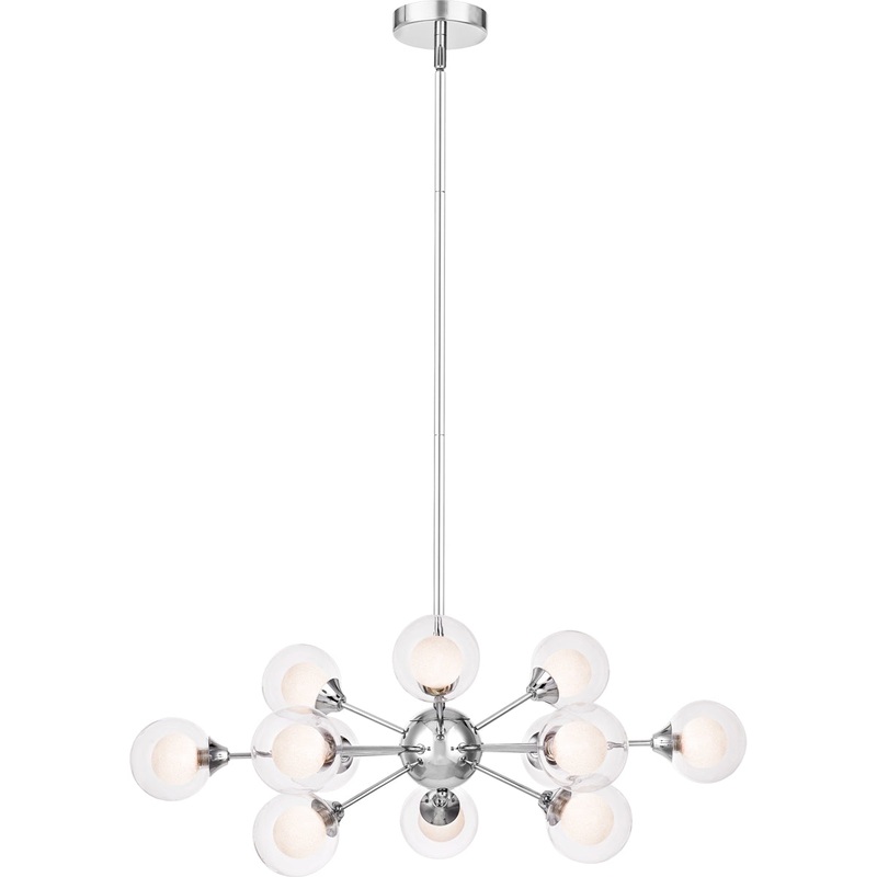 Spellbound 12-Light Chandelier in Polished Chrome
