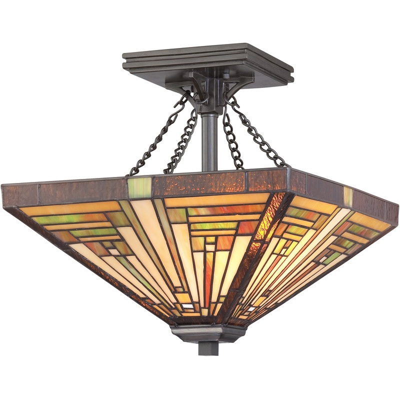 Stephen 2-Light Semi-Flush Mount in Vintage Bronze