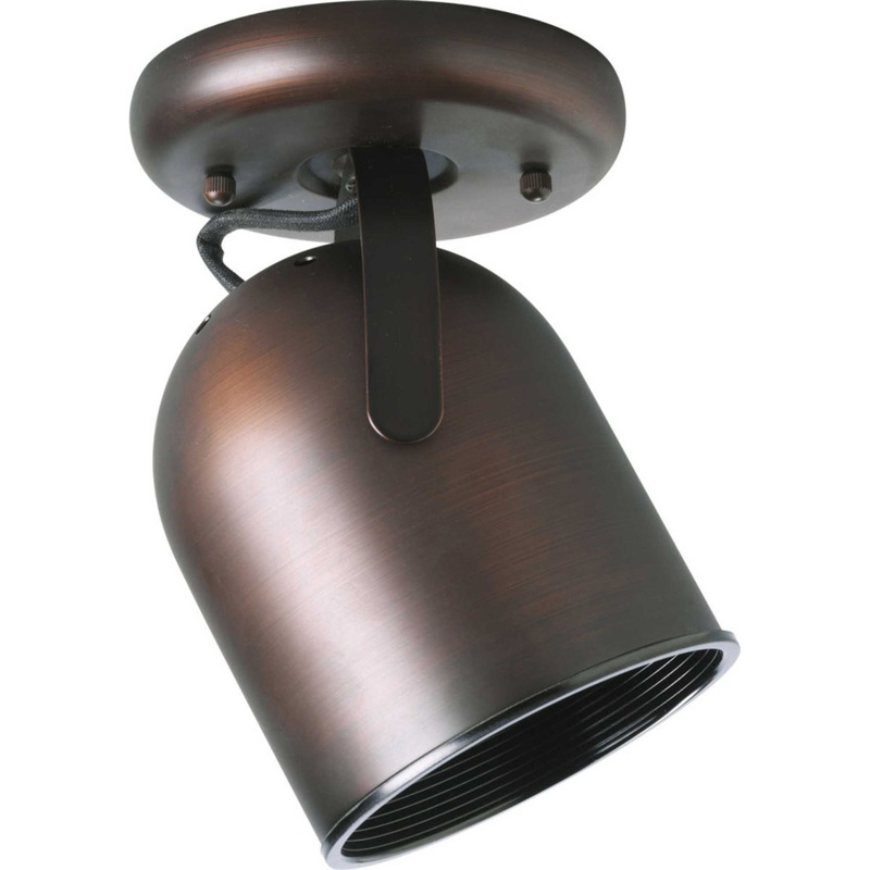 1-Light Multi-Directional Roundback Wall/Ceiling Fixture