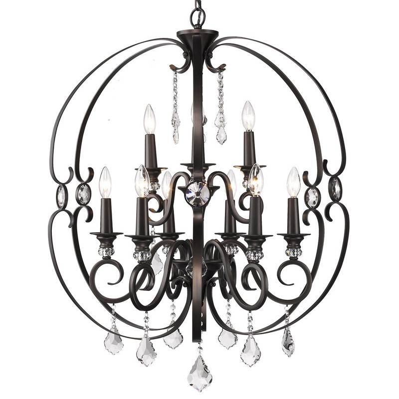 Ella 2-Tier 9-Light Chandelier