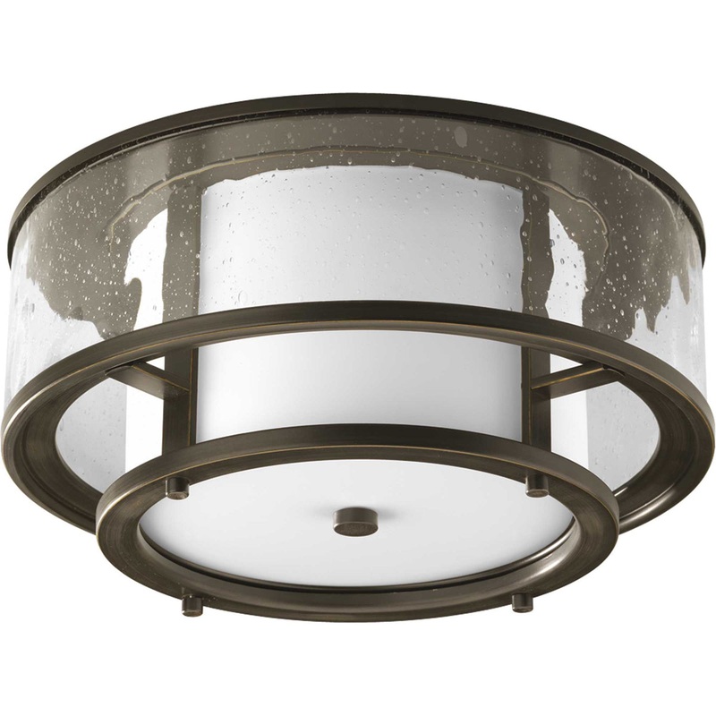 Bay Court 2-Light 15" Flush Mount