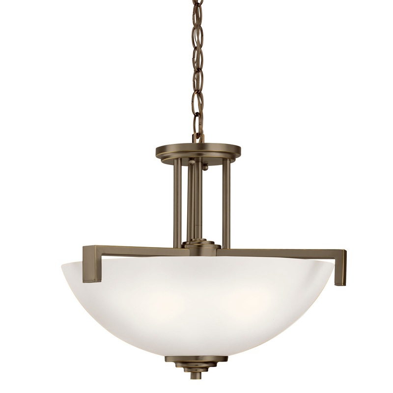 Eileen 3-Light Pendant/Semi-Flush (Convertible)