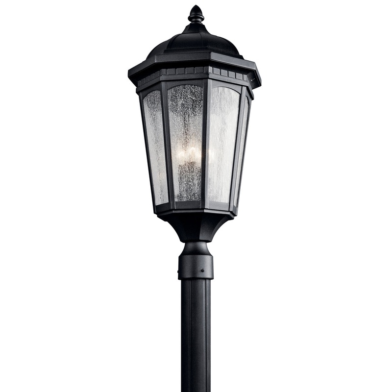Courtyard Outdoor 3-Light Post Mount