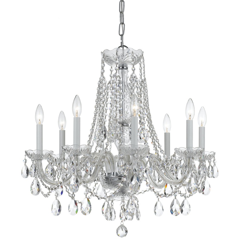 Traditional Crystal 8-Light Chandelier