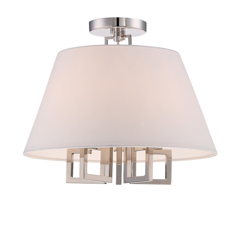 Westwood 5-Light Ceiling Mount in Polished Nickel