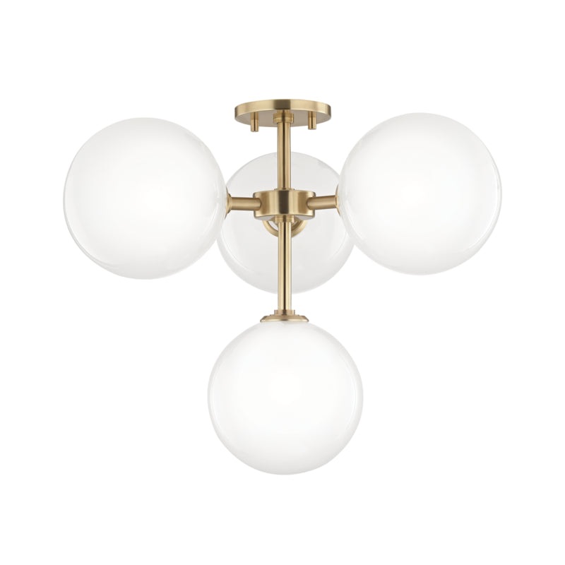 Ashleigh 4-Light Semi-Flush Mount