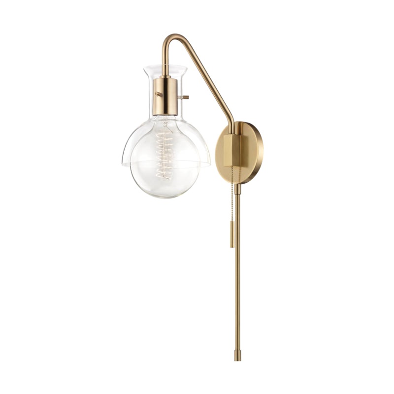 Riley 1-Light Wall Sconce with Plug