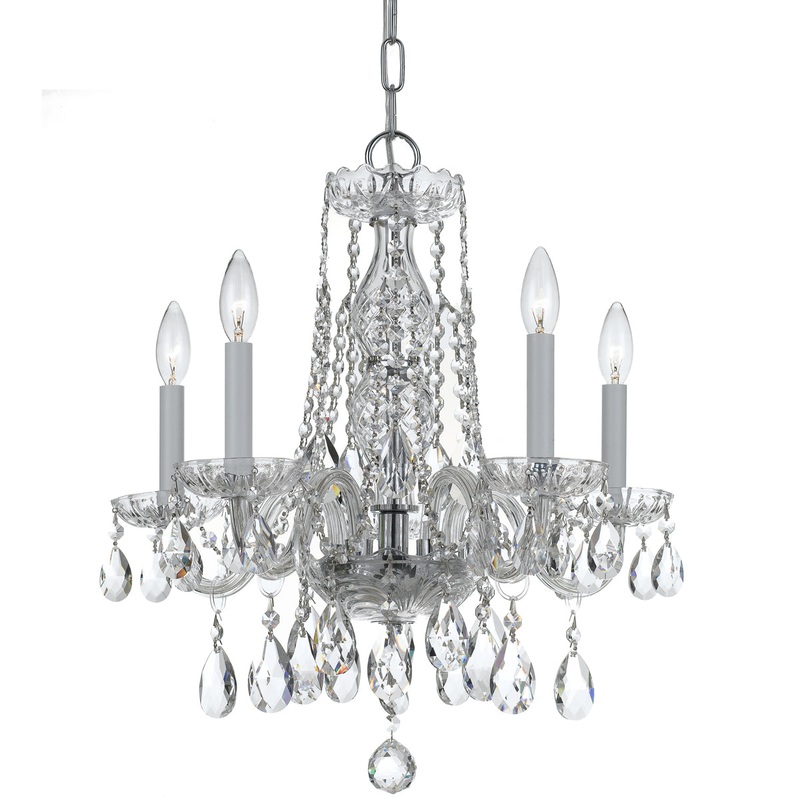Traditional Crystal 5-Light Mini-Chandelier