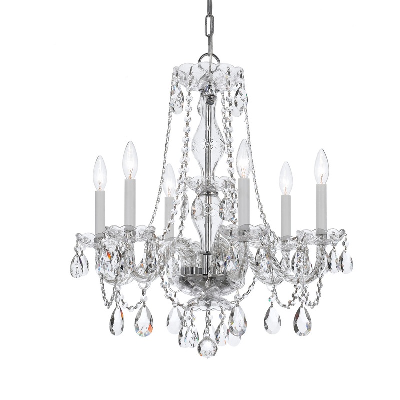Traditional Crystal 6-Light Chandelier