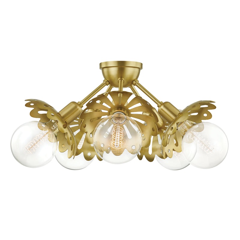 Alyssa 5-Light Semi-Flush Mount