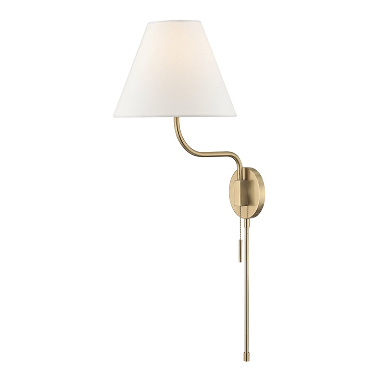 Patti 1-Light Wall Sconce with Plug