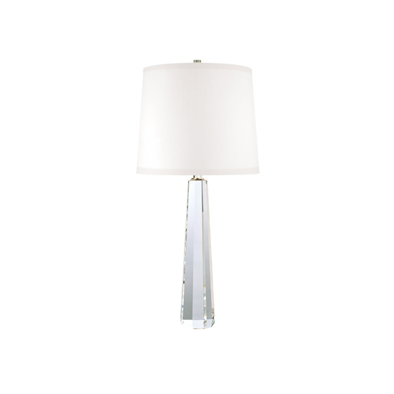 Taylor 1-Light Bedside Table Lamp in Polished Nickel