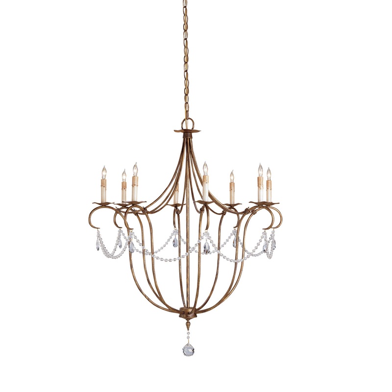 Crystal 8-Light Chandelier