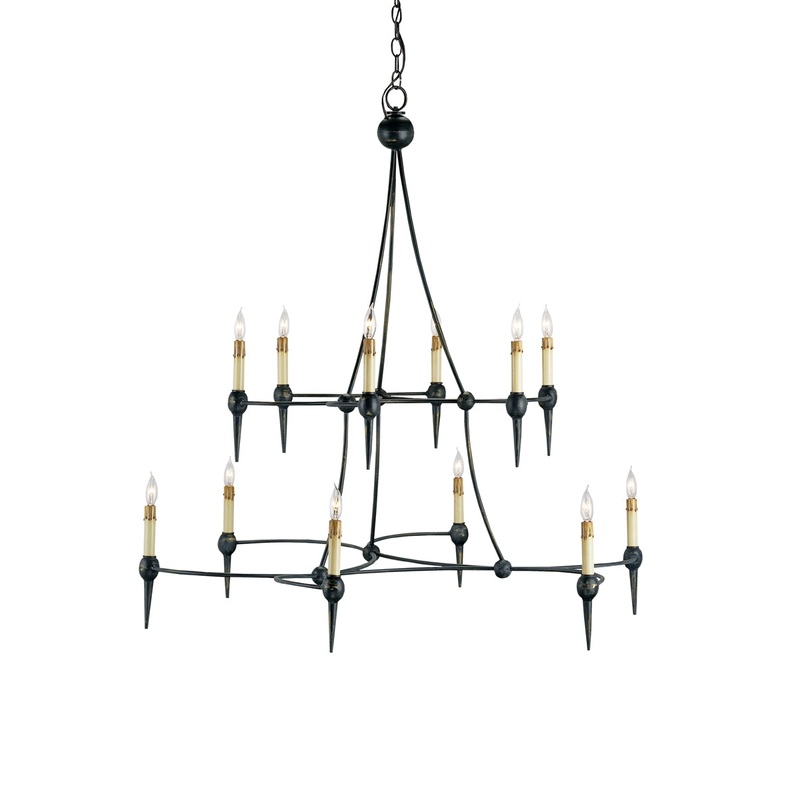 Danielli 12-Light Chandelier in French Black