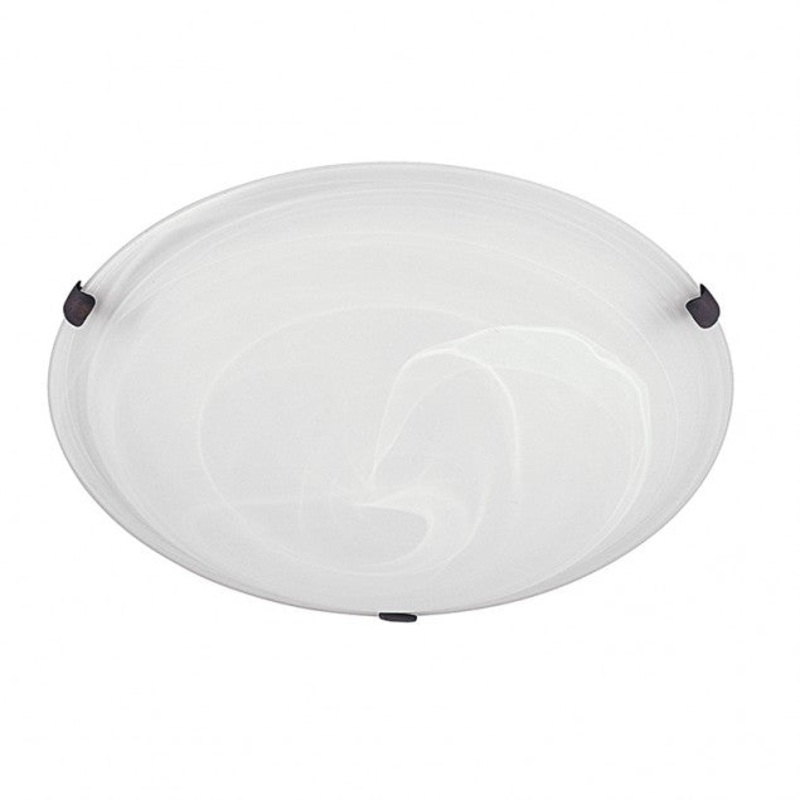 3-Light Flush Mount with changeable clips
