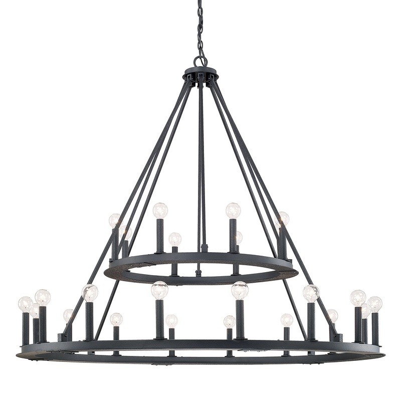Pearson 24-Light 2-Tier Chandelier