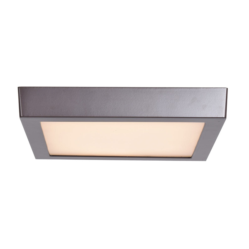 Strike 2.0 (large) Dimmable LED Square Flush Mount