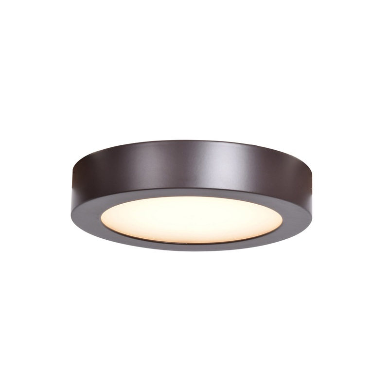 Strike 2.0 (small) Dimmable LED Round Flush Mount